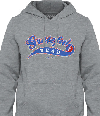 Grateful Dead Ballpark Blue Hoodie by Liquid Blue