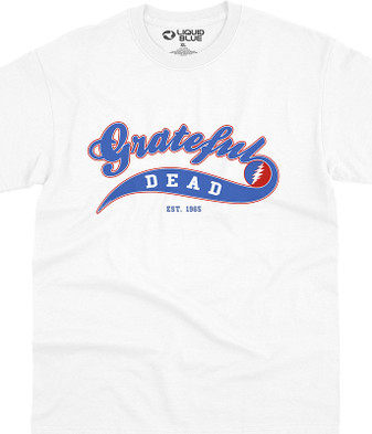 Grateful Dead Ballpark Blue T-Shirt Tee by Liquid Blue