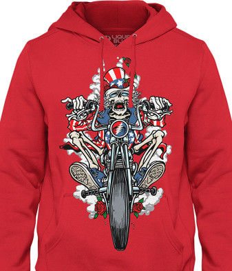 Grateful Dead Moto Sam Hoodie by Liquid Blue