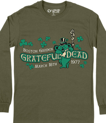 Grateful Dead Garden 77 Long Sleeve T-Shirt Tee by Liquid Blue