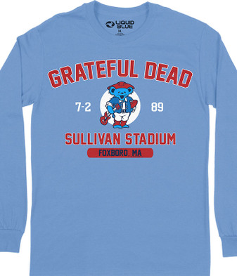 Grateful Dead Sullivan 89 Long Sleeve T-Shirt Tee by Liquid Blue