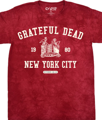 Grateful Dead Radio City 80 T-Shirt Tee by Liquid Blue