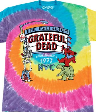Grateful Dead Palladium 77 T-Shirt Tee by Liquid Blue