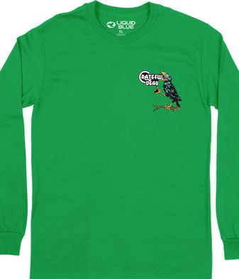 Grateful Dead Bird Song Chest Long Sleeve T-Shirt Tee by Liquid Blue