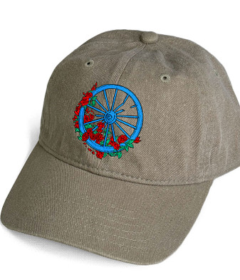 Grateful Dead Wheel and Roses Hat