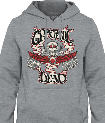 Grateful Dead Fillmore 71 Hoodie by Liquid Blue