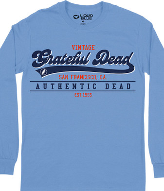 Grateful Dead Vintage Dead Long Sleeve T-Shirt by Liquid Blue