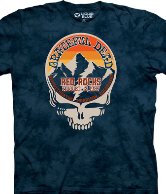 Grateful Dead Live at Red Rocks T-Shirt by Liquid Blue
