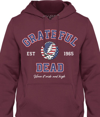 Grateful Dead Wide and High Hoodie by Liquid Blue