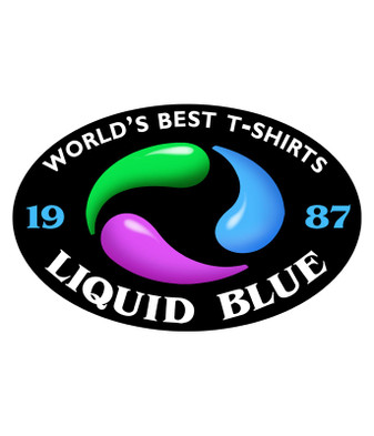 Liquid Blue Old Glory Sticker Liquid Blue