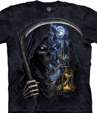 SpiritScape Grim Reaper Classic Cotton T-Shirt by The Mountain