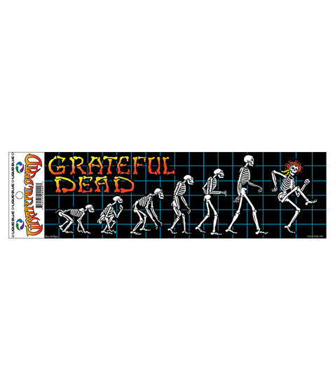 Grateful Dead Evolution Sticker Liquid Blue