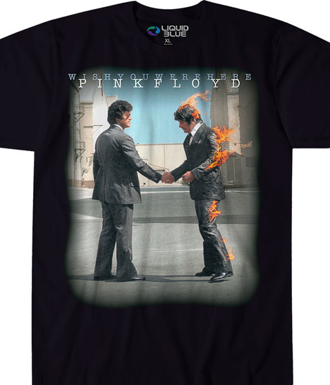 Pink Floyd Have A Cigar Black T-Shirt Tee Liquid Blue