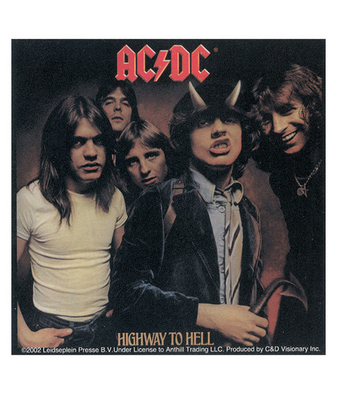 AC/DC Highway To Hell Sticker