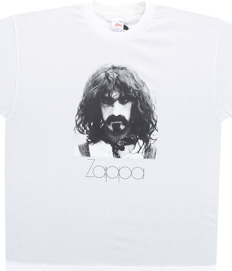 Frank Zappa Zappa Portrait White T-Shirt Tee