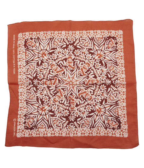 Grateful Dead Mandala Red Bandana