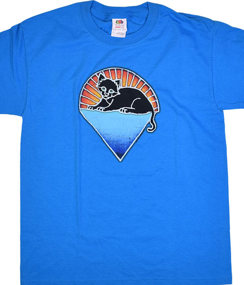Grateful Dead Steal Your Kitty Youth Blue T-Shirt Tee