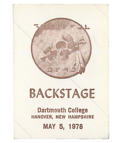 The Vault Grateful Dead 1978 05-05 Backstage Pass Liquid Blue