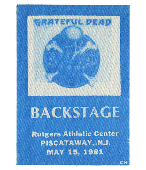 The Vault Grateful Dead 1981 05-15 Backstage Pass Liquid Blue