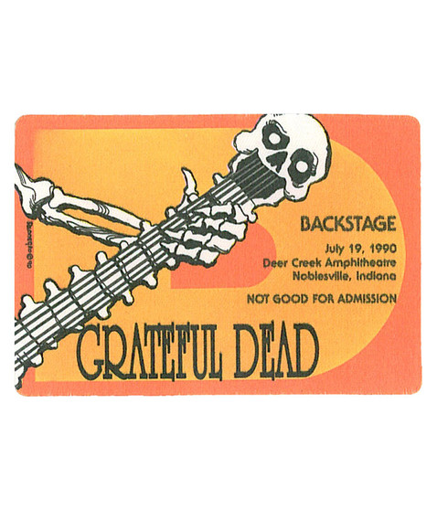 The Vault Grateful Dead 1990 07-19 Backstage Pass Liquid Blue