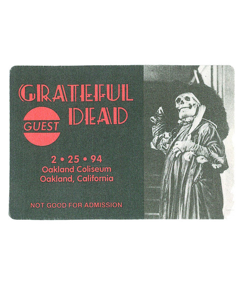 The Vault Grateful Dead 1994 02-25 Backstage Pass Liquid Blue