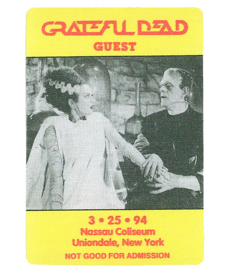 The Vault Grateful Dead 1994 03-25 Backstage Pass Liquid Blue