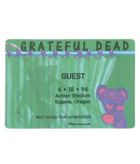 The Vault Grateful Dead 1994 06-18 Backstage Pass Liquid Blue