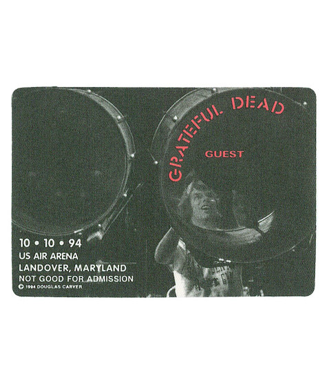 The Vault Grateful Dead 1994 10-10 Backstage Pass Liquid Blue