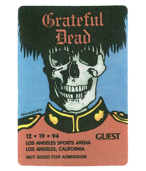 The Vault Grateful Dead 1994 12-19 Backstage Pass Liquid Blue