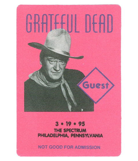 The Vault Grateful Dead 1995 03-19 Backstage Pass Liquid Blue