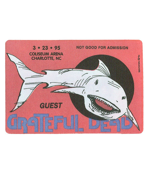 The Vault Grateful Dead 1995 03-23 Backstage Pass Liquid Blue