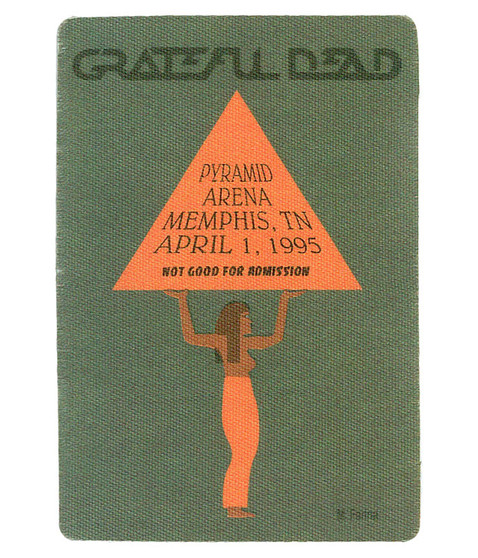 The Vault Grateful Dead 1995 04-01 Backstage Pass Liquid Blue