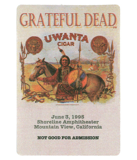 The Vault Grateful Dead 1995 06-03 Backstage Pass Liquid Blue