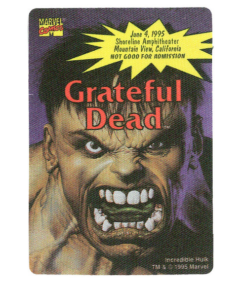 The Vault Grateful Dead 1995 06-04 Backstage Pass Liquid Blue