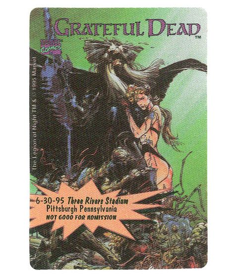 The Vault Grateful Dead 1995 06-30 Backstage Pass Liquid Blue