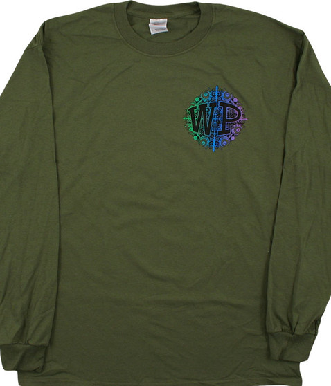 Widespread Panic Snowflake Green Long Sleeve T-Shirt Tee