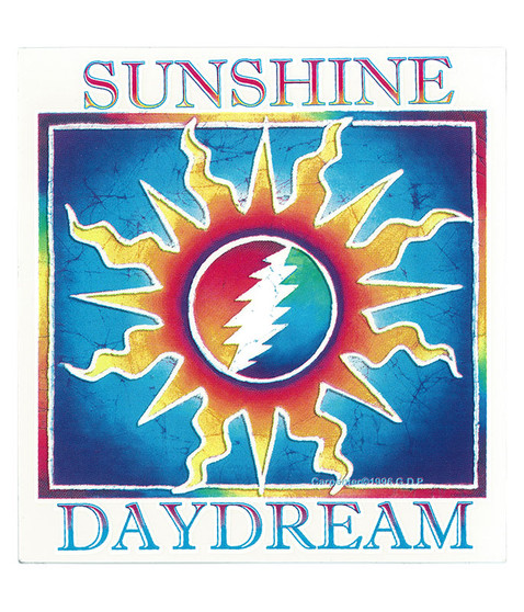 Grateful Dead GD Sunshine Daydream Sticker