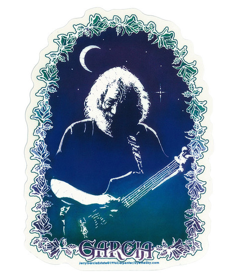 Jerry Garcia Roses Sticker