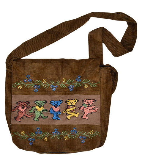 Grateful Dead GD Dancin Bear Embroidery Bag Assorted