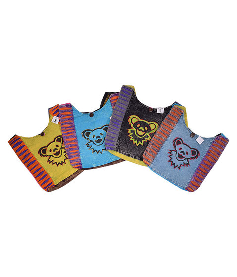 Grateful Dead GD Big Bear Face Assorted Peddler Bag