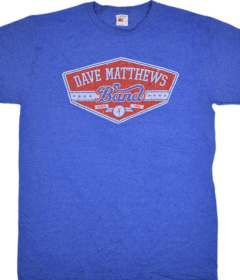 Dave Matthews Band East Side Blue Heather T-Shirt Tee