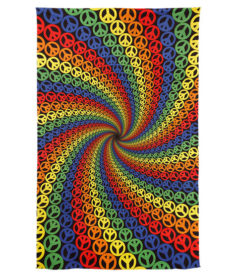 Peace Sign 3D Tapestry