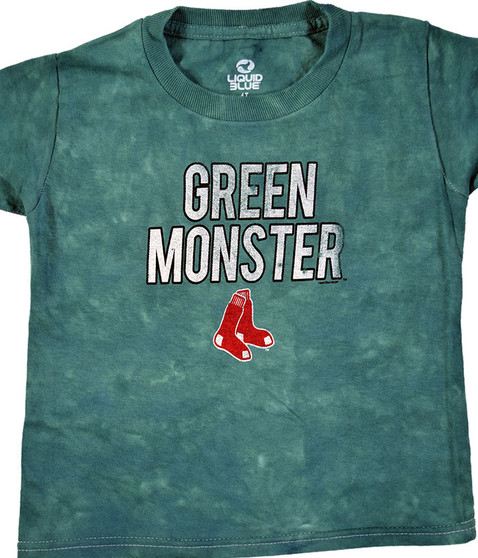 MLB Boston Red Sox Youth Green Monster Tie-Dye T-Shirt Tee
