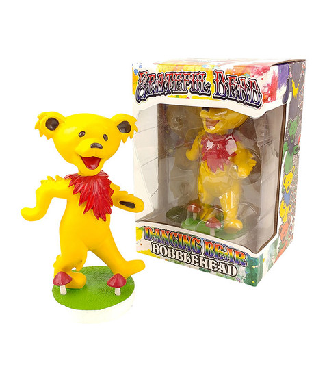 Grateful Dead Bobblehead Dancing Bear Yellow