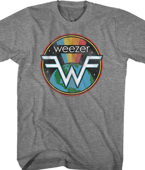 Weezer Space Weez Grey T-Shirt Tee
