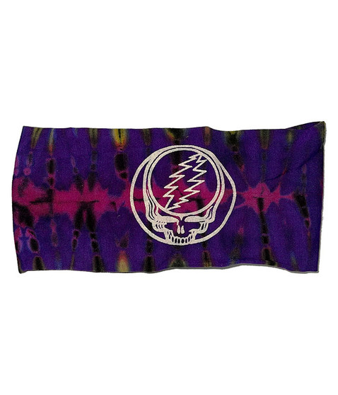 Grateful Dead Steal Your Face Tie Dye Headband