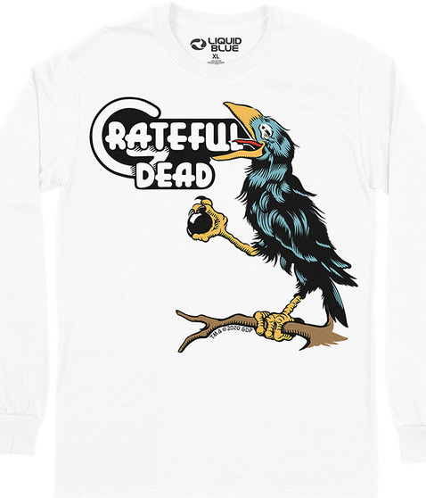 Grateful Dead Bird Song Long Sleeve T-Shirt Tee by Liquid Blue