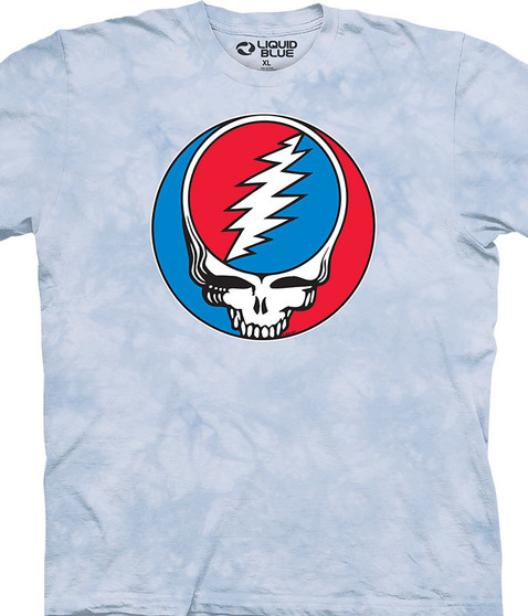 Grateful Dead Steal Your Face T-Shirt by Liquid Blue
