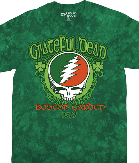 Grateful Dead Shamrock 77 T-Shirt Tee by Liquid Blue