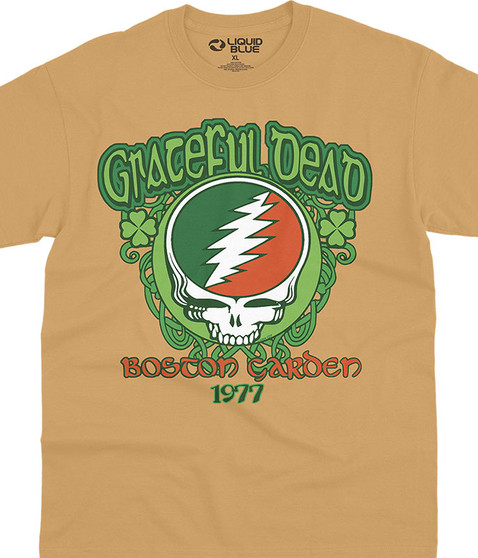 Grateful Dead Shamrock 77 T-Shirt Tee by Liquid Blue
